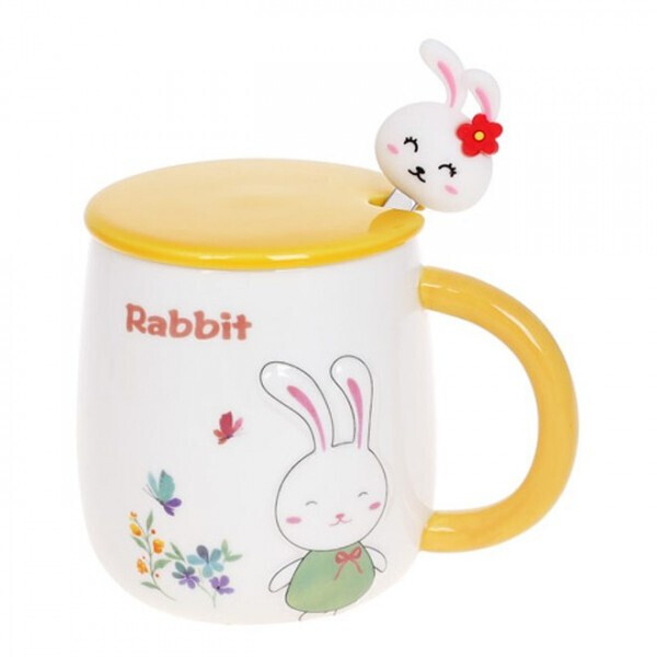 

Заварник фарфоровый с крышкой и ложечкой Flora Rabbit 0.43 л. 32396