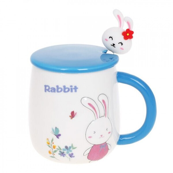 

Заварник фарфоровый с крышкой и ложечкой Flora Rabbit 0.43 л. 32398