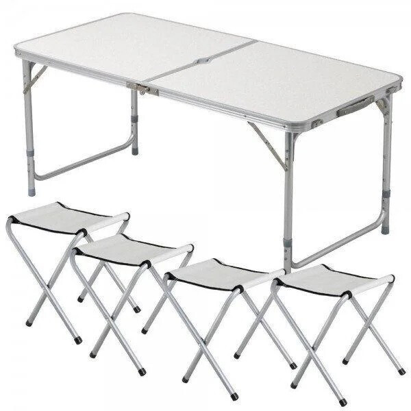 

Стол-чемодан Hoz MMS-R28855 120*60*55 см + 4 стула