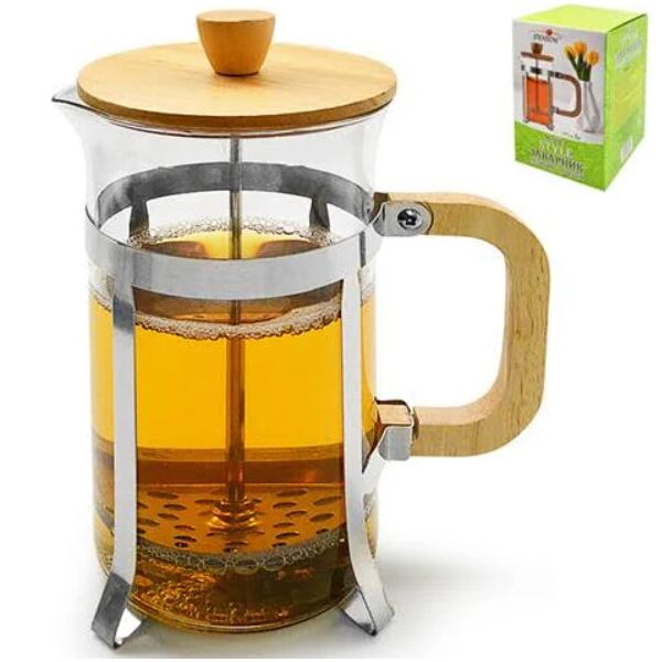 

Заварник-пресс стеклянный Stenson Style 800мл 10,5х17х20см MMS-MS-3943-08