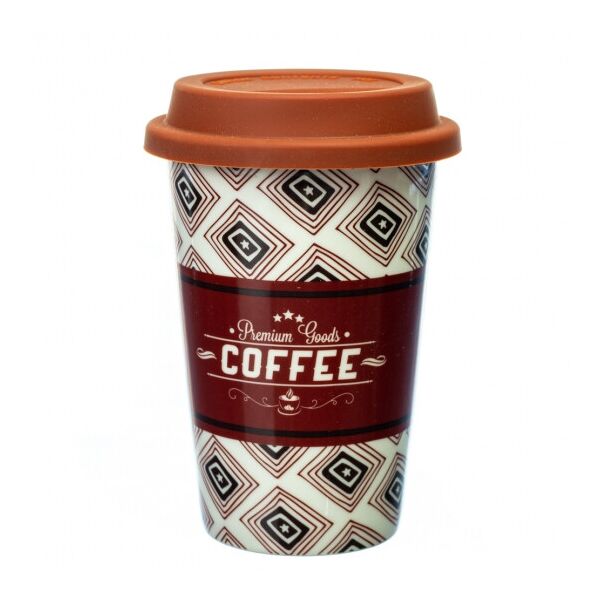 

Кружка quot;Coffee loverquot; в ромбы , 400 мл. (8803-012) Elso