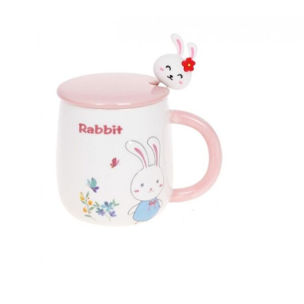 

Заварник фарфоровый с крышкой и ложкой Bon Rabbit 927-223, 430мл