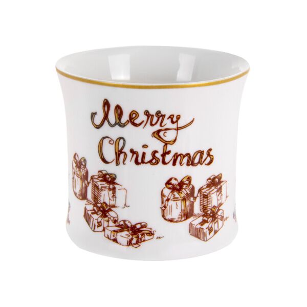 

Чашка Elen "Merry Christmas" 270 белая с коричневым Мл 924-743