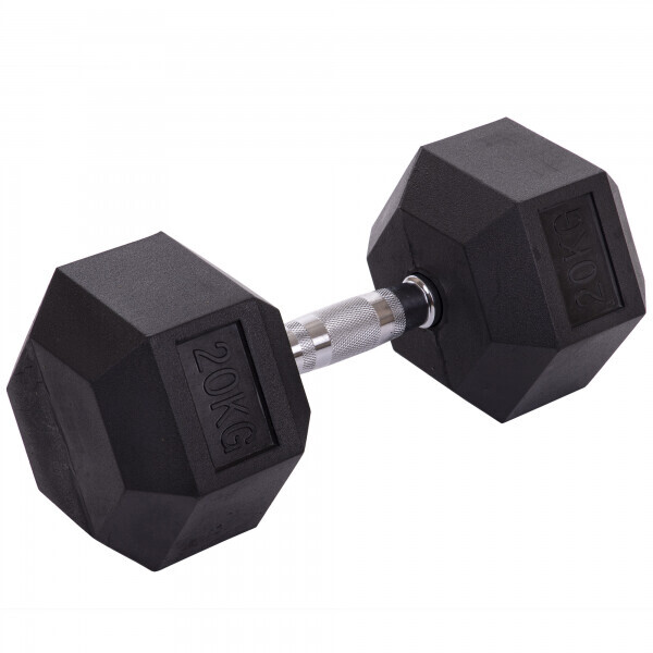 

Гантель цельная шестигранная Zelart TA-2679-20 1шт 20кг