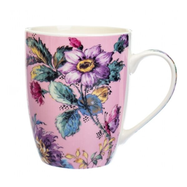 

Кружка quot;Flowersquot;, 350 мл. (8803-016) розовая Elso