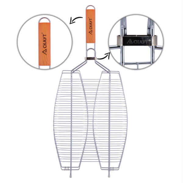 

Решетка для рыбы Kamille Скаут 36*25см KM-0709