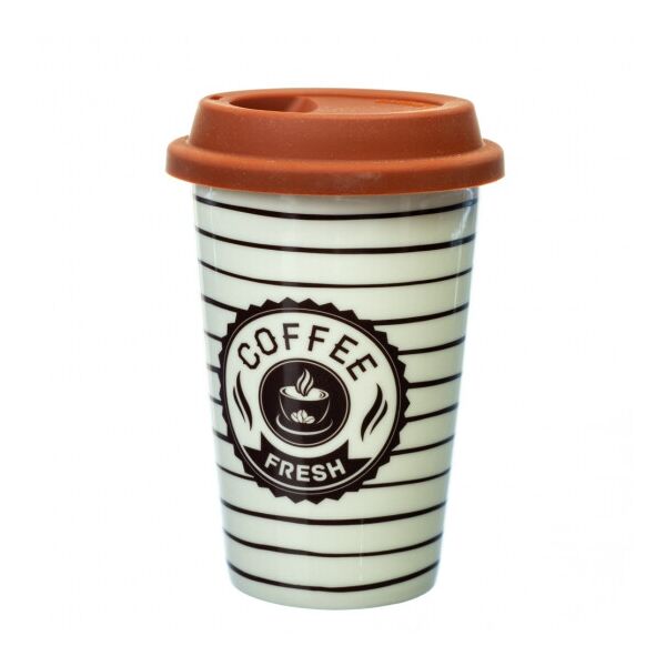 

Кружка quot;Coffee loverquot; в полоску, 400 мл. (8803-012) Elso