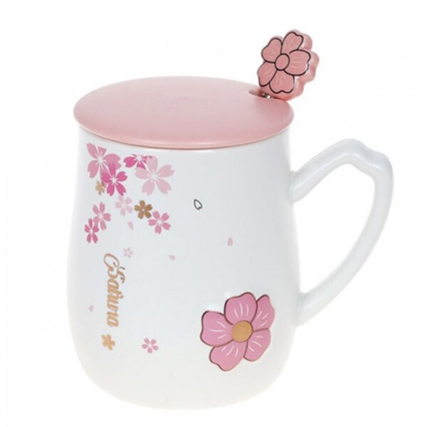 

Заварник фарфоровый с крышкой и ложечкой Flora Sakura 0.38 л. 32388