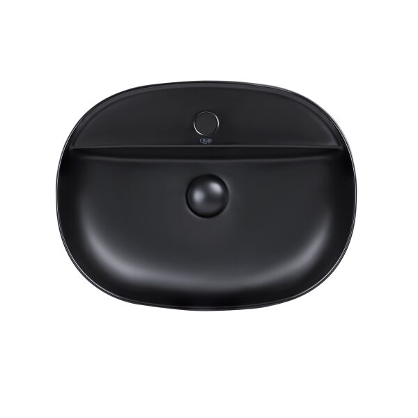 

Раковина Qtap Scorpio 505х385х120 Matt black QT142202MBMB