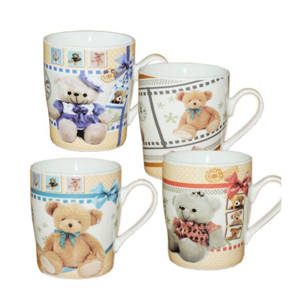 

Набор чашек 4 шт. SNT 250мл Медвежонок 040-01-02