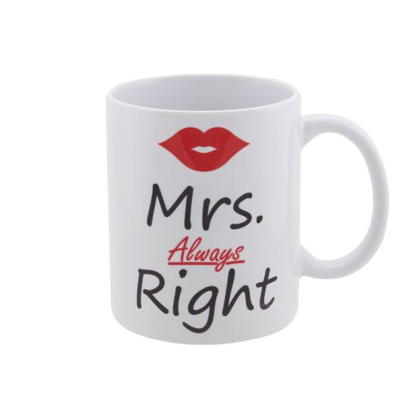 

Кружка Elen Mrs. Always Right 072-304, 350мл