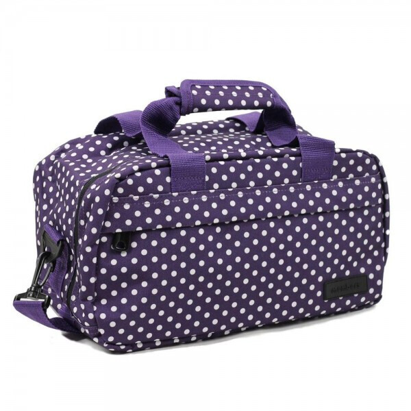 

Members Essential On-Board Travel Bag 12.5 Purpl Polka (SB-0043-PP)