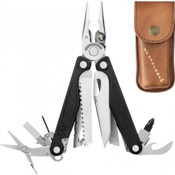 

LEATHERMAN CHARGE PLUS, шкіряний чохол, карт. кор., метрич. біти (832555)