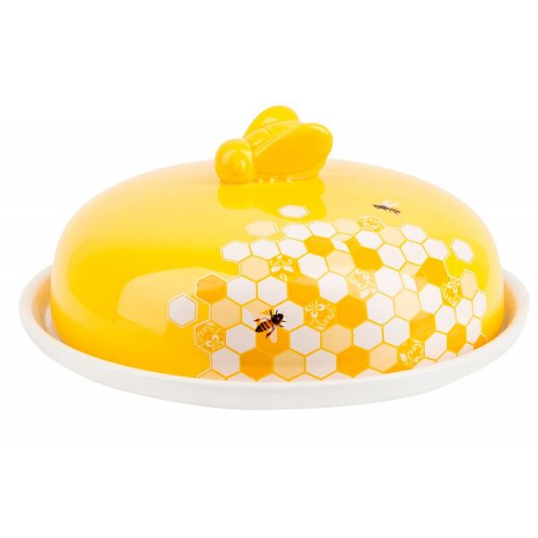 

Блюдо керамическое для блинов 23см с крышкой Honey Bon DM797-HN