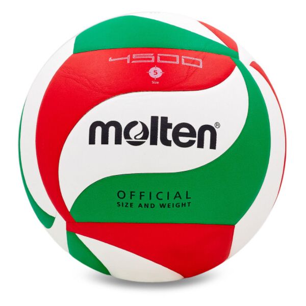 

Мяч волейбольный MOLTEN V5M4500 №5 PU клееный