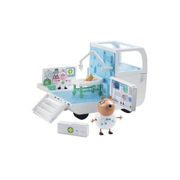 

Игровой набор Peppa МЕДИЦИНСКИЙ ЦЕНТР НА КОЛЕСАХ (аксессуары, 2 фигурки) (06722)