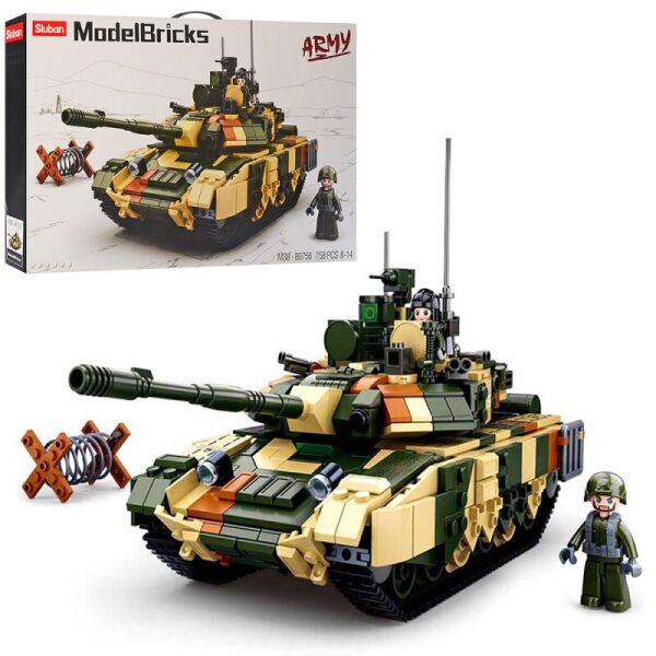 

Конструктор SLUBAN M38-B0756 АРМИЯ - Танк (758 дет.)