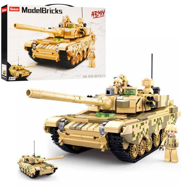 

Конструктор SLUBAN M38-B0790 АРМИЯ - Танк (893 дет.)