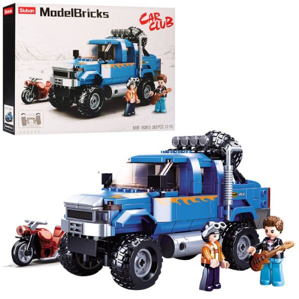 

Конструктор SLUBAN M38-B0813 ТРАНСПОРТ - Машина (363 дет.)