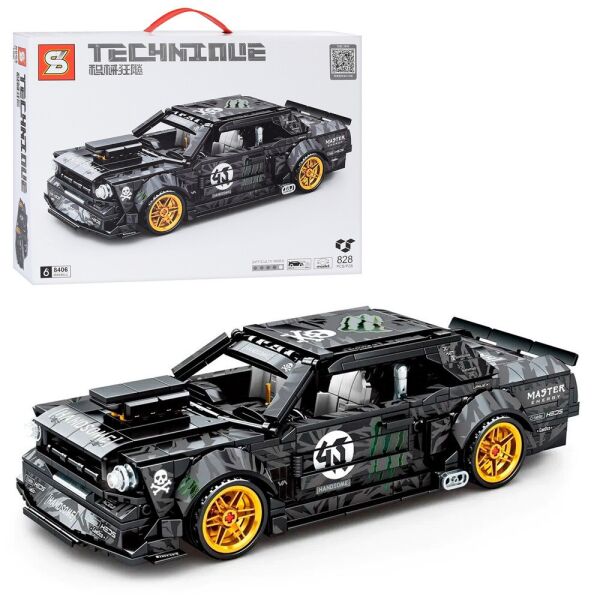 

Конструктор SENCO SY8406 ТЕХНИК - Ford Mustang Hoonicorn (828 дет.)