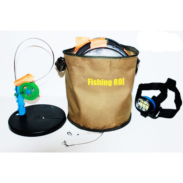 

Жерлицы 10 шт. оснащенные Fishing ROI + фонарик