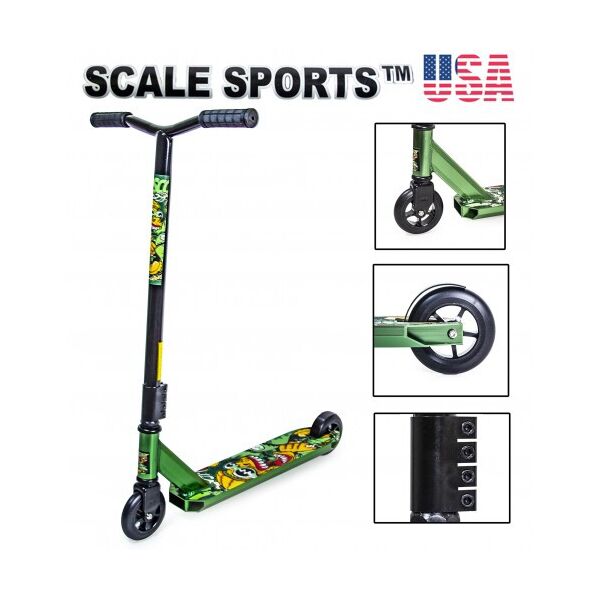 

Самокат трюковый Scale Sports Leone 110 mm USA зеленый