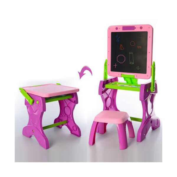 

Мольберт YM881 2в1 (доска для рисов/столик), свет, маркеры