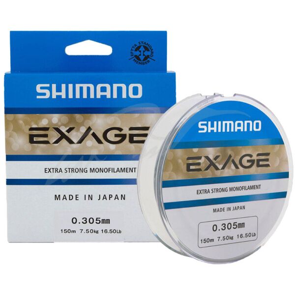 

Леска Shimano Exage 150m 0.405mm 12.9kg/28lb