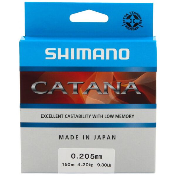 

Леска Shimano Catana 150м 0.285мм 8,2кг/18lb