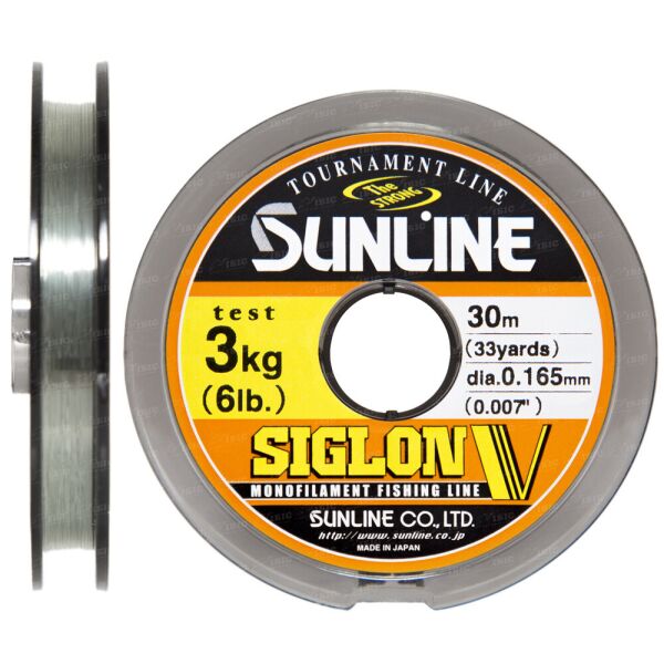 

Леска Sunline Siglon V 30м #1.0/0,165мм 3кг/6lb