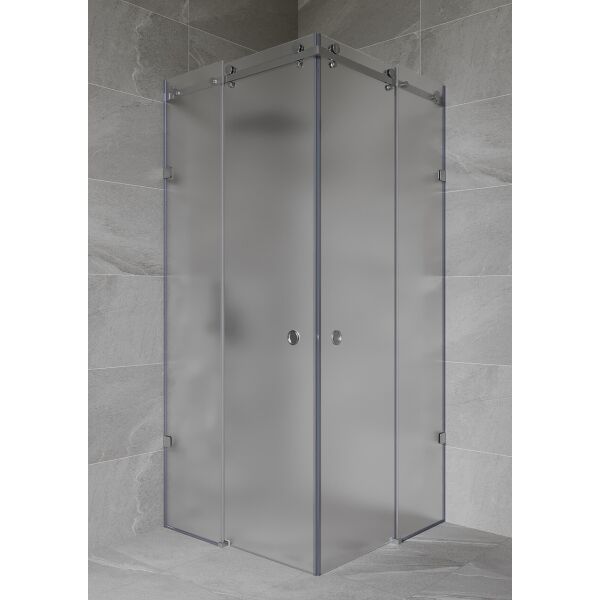 

S-Mix Раздвижная душевая кабина, ширина проема 1000*1000мм матовая 2002 NEW-M