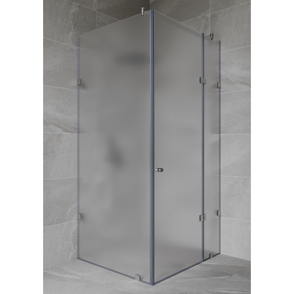 

S-Mix Душевые кабины с распашными дверями 2000*1200*1300мм, с дверью на стекле матовая 90-3-М