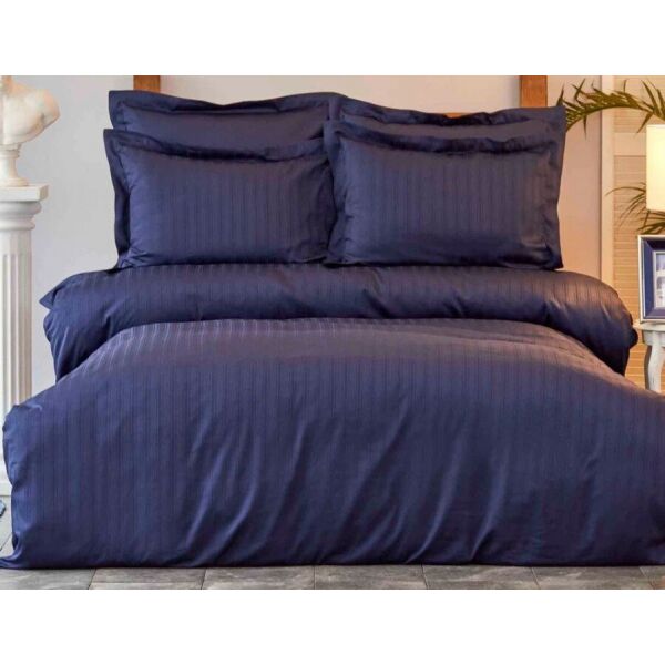 

Постельное белье Karaca Home. Сатин Charm bold lacivert-Полуторный