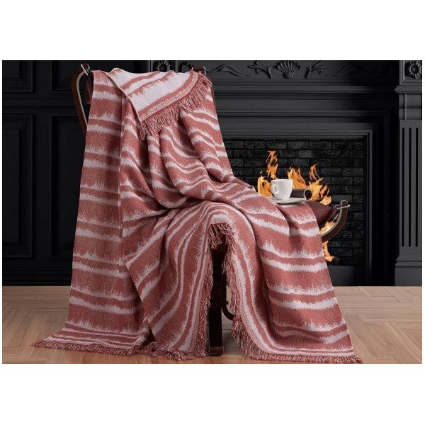 

Плед хлопковый Eponj Home. Buldan Keten Desibel kiremit -170х220