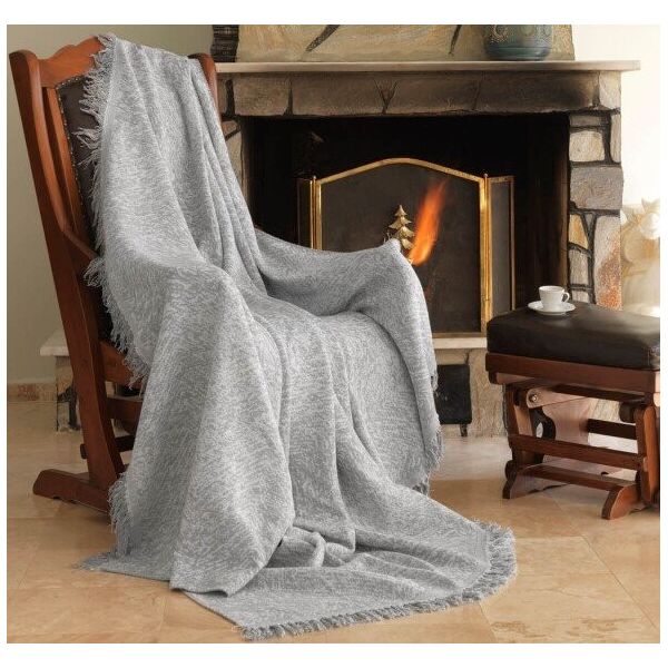 

Плед хлопковый Eponj Home. Buldan Keten Linen gri -170х220