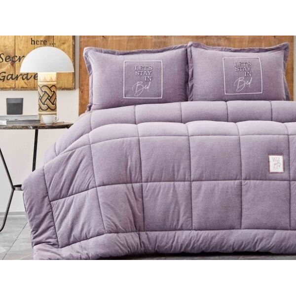 

Постельное белье с одеялом Karaca Home. Toffee lila -Полуторный