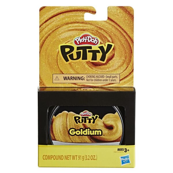 

Умный Пластилин Слайм Пати Голдиум Плей До Play-Doh Putty Goldium Hasbro E8822