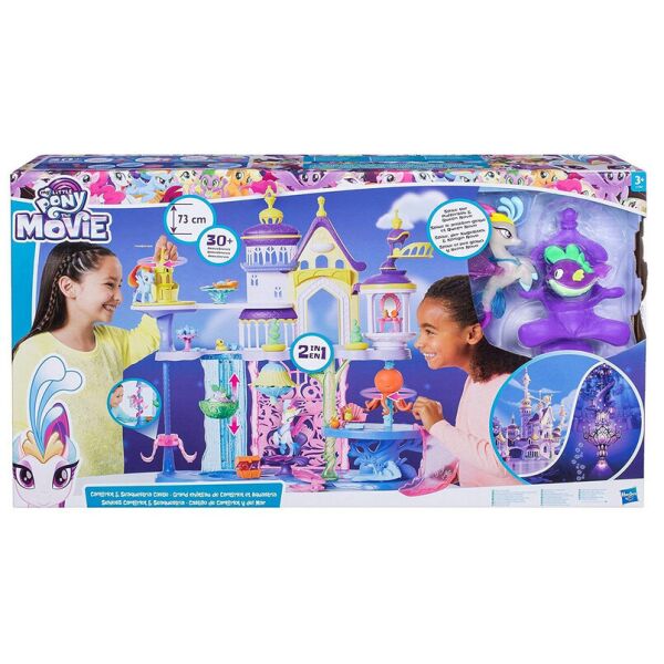 

Волшебный Замок Кантерлот Земля и Море Мерцание My Little Pony Canterlot Seaquestria Castle Hasbro C1057