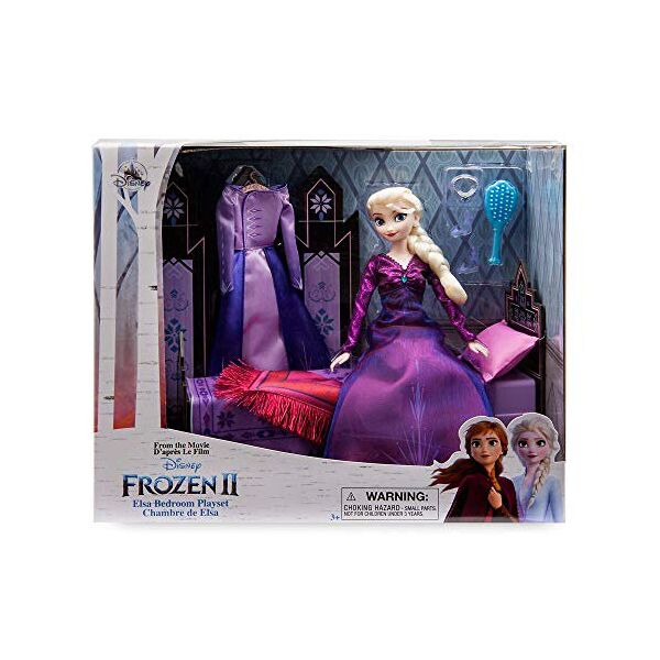 

Большой Набор для Спасльни Принцесы Эльзы Disney Elsa Classic Doll Bedroom Play Set Frozen 2 Hasbro 20097