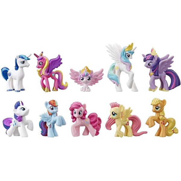 

Фигурки 10 шт Моя Маленькая Пони Радуга Эквестрия My Little Pony Rainbow Equestria Hasbro E6364