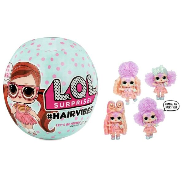 

Кукла Лол 15 Сюрпризов С Длинными Волосами Серия L.O.L. Surprise Mystery Hair Vibes Ball 15 Suprises MGA 564751