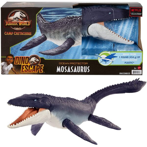 

Динозавр Мозазавр Мир Юрского Периода Jurassic World Real Feel Mosasaurus Mattel GXC09