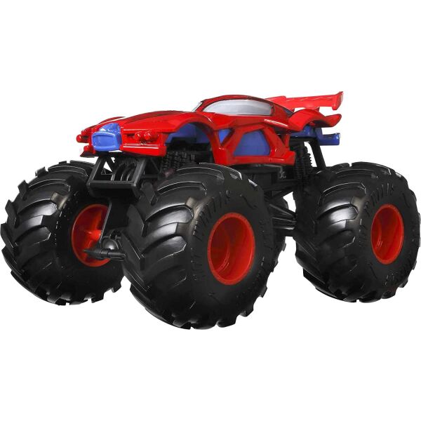 

Машинка Монст Трак Хот Вилс Человек Паук Monster Trucks Hot Wheelse Spider Man Mattel GTJ33