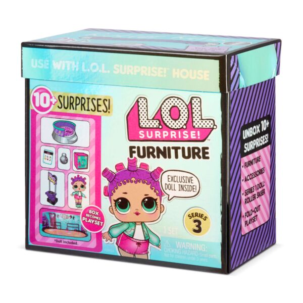 

Набор-сюрприз LOL Роллердром с малышкой Скейтер LOL Surprise Series 3 Roller MGA 567103