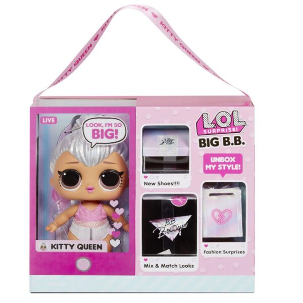 

Большая Кукла LOL Малышка Королева Китти Surprise Big B.B. (Big Baby) Kitty Queen MGA 573074