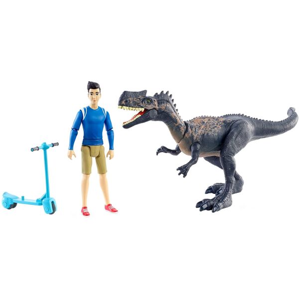 

Набор Фигурок Кензи и Монофлозавра Jurassic World Kenji Monolophosaurus Mattel HBY66