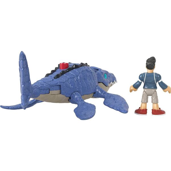 

Динозавр Мозазавр и Кенджи Мир Юрского Периода Jurassic World Dinosaur Kenji Fisher-Price HCN52