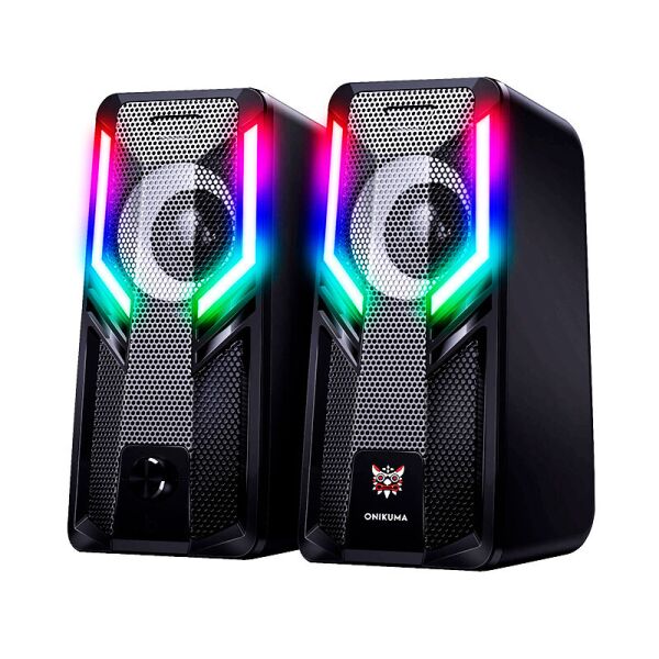 

Компьютерная колонки ONIKUMA RGB Backlight G6 акустика для пк и ноутбука Black