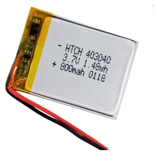 

Аккумулятор 403040 Li-Pol для MP3 плеера GPS Видеорегистратора Серебристый 800mah 3.7V 1 штука (0911214215)