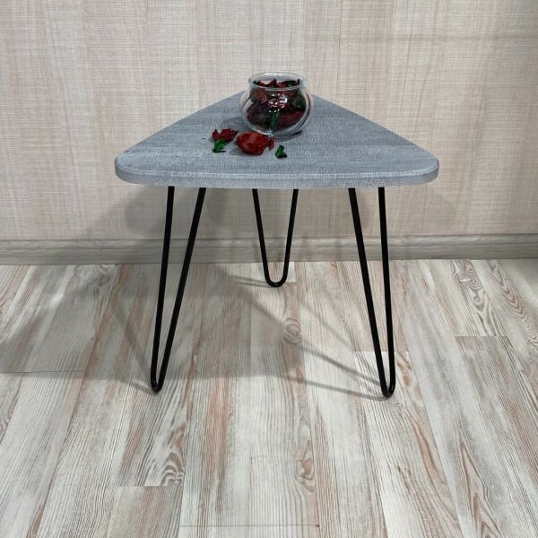 

Стол "Лофт Локи" фигурный Сл-13, Бетон (46/42/46), МДФ, черные ножки